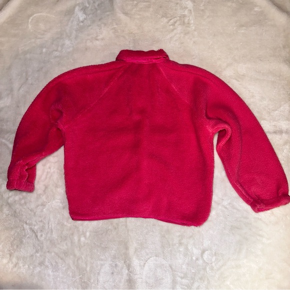 NWT Blu Pepper Pink Soft Fleece Snap Button Up Teddy Jacket Size Small - Picture 8 of 14